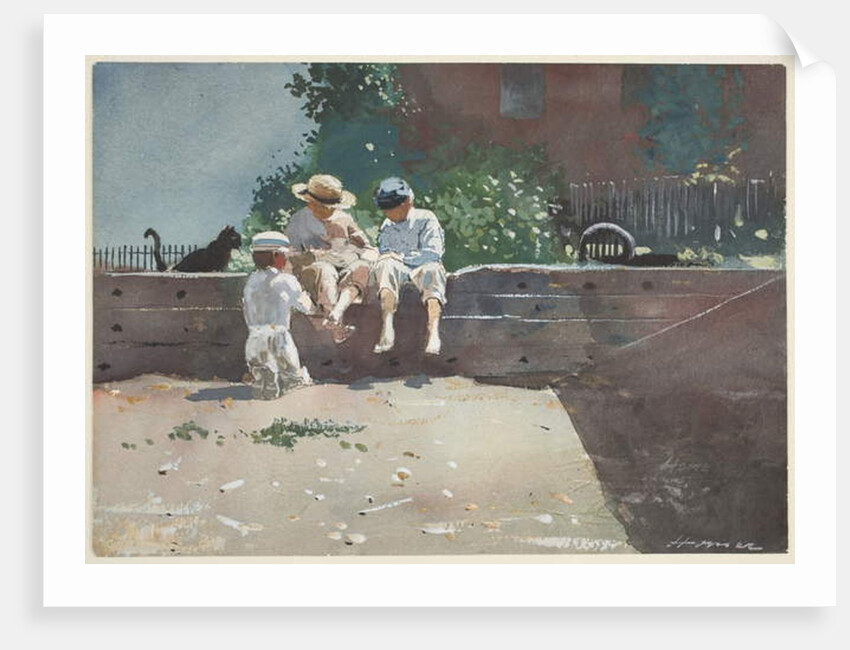 Boys and Kitten, 1873 by Winslow Homer