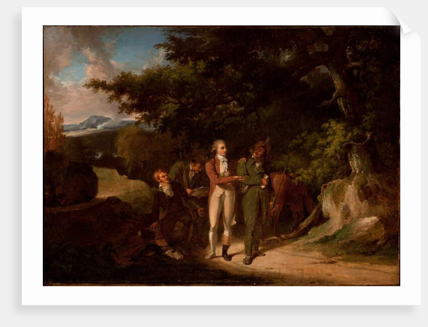 The Capture of Major Andre, 1812 by Thomas Sully