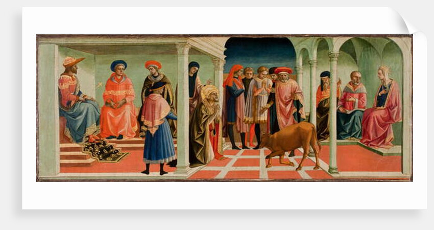 A Miracle of St. Sylvester, 1450s by Francesco di Stefano Pesellino