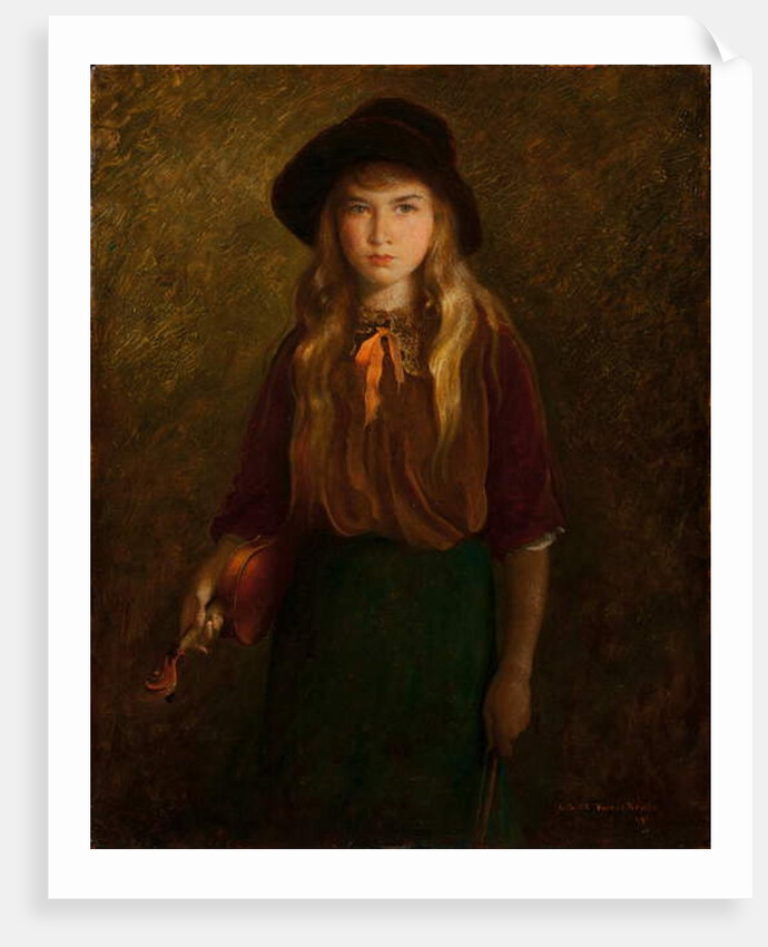 The Young Violinist by George de Forest Brush or Brusch