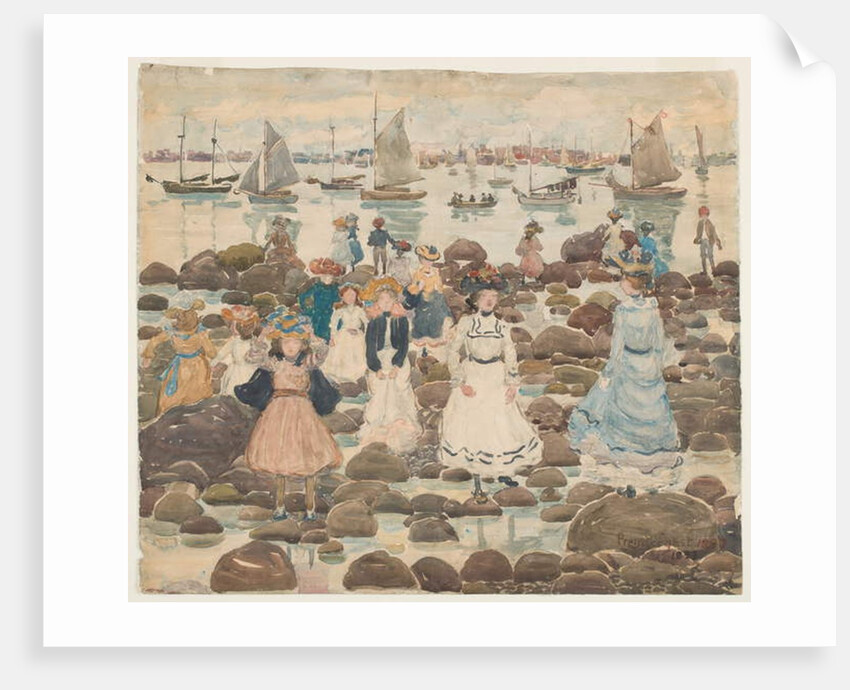 Low Tide, Beachmont, c.1902 by Maurice Brazil Prendergast