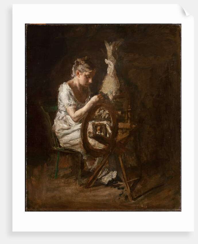 The Spinner by Thomas Cowperthwait Eakins