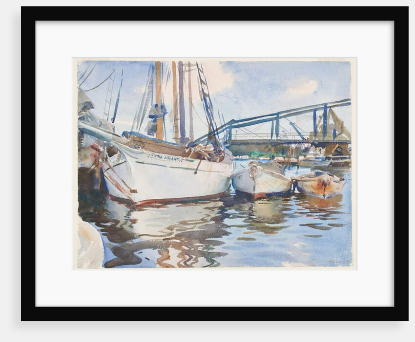 Boats at Anchor, 1917 by John Singer Sargent