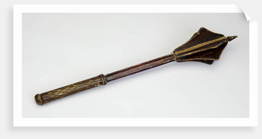 Ceremonial Mace, probably for the 'Giuco del Ponte' by Italian School