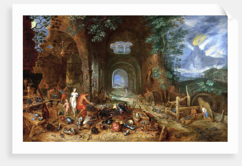 Venus at the Forge of Vulcan, 1606-23 by Jan the Elder Brueghel
