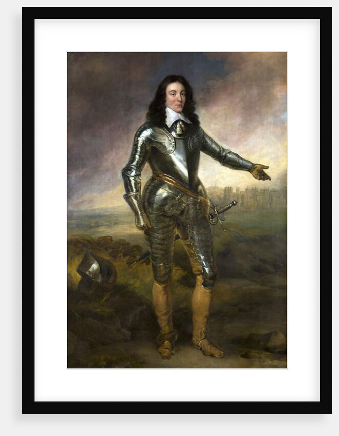 Portrait of 'Captain Poole' in Armour, before 1671 by Adriaen Hanneman