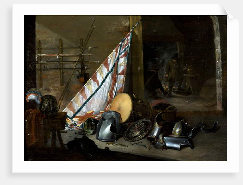 Interior of an Armory, 1649 by David the Younger (style of) Teniers
