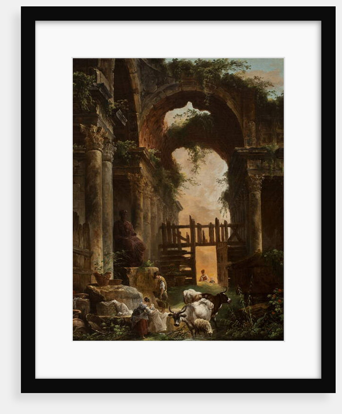 Roman Ruins, 1759 by Hubert Robert