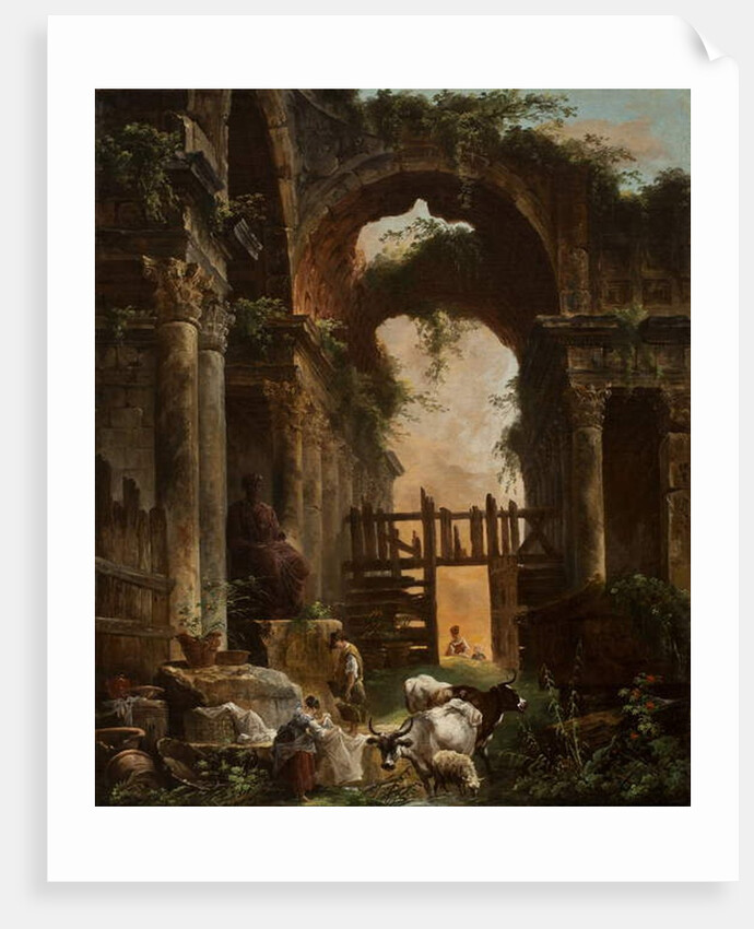 Roman Ruins, 1759 by Hubert Robert