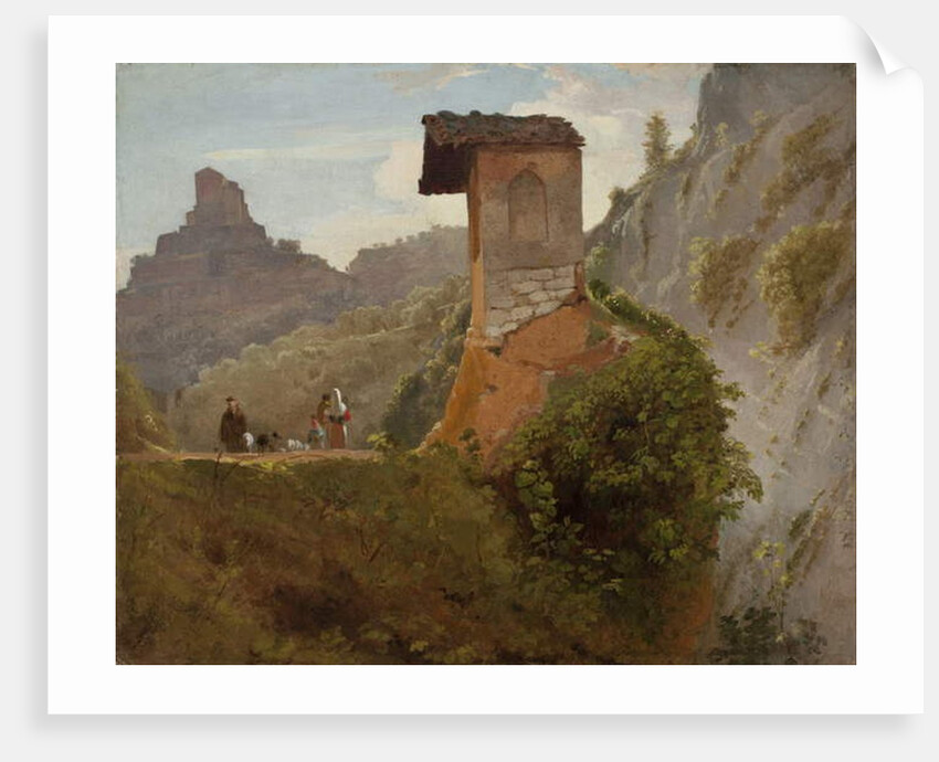 Sketch for the Chapel of the Virgin at Subiaco, 1830 by Samuel Finley Breese Morse