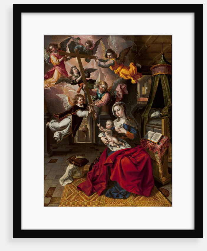 Virgin with the Christ Child Welcoming the Cross, c.1600 by Maarten de Vos