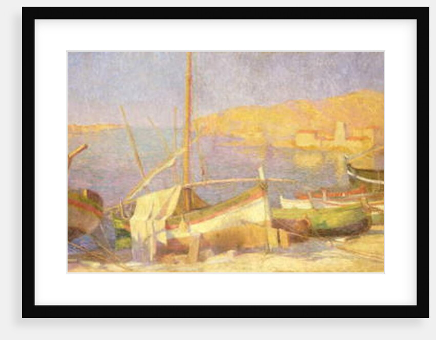 The Port of Collioure, Afternoon by Jeanne Dubut