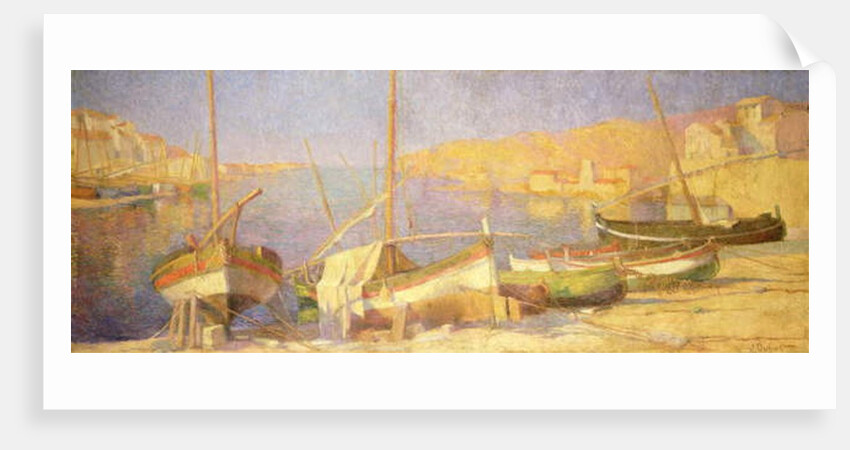 The Port of Collioure, Afternoon by Jeanne Dubut