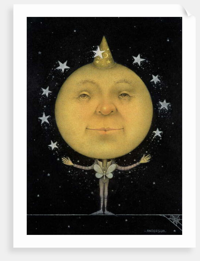Juggling Full Moon by Wayne Anderson