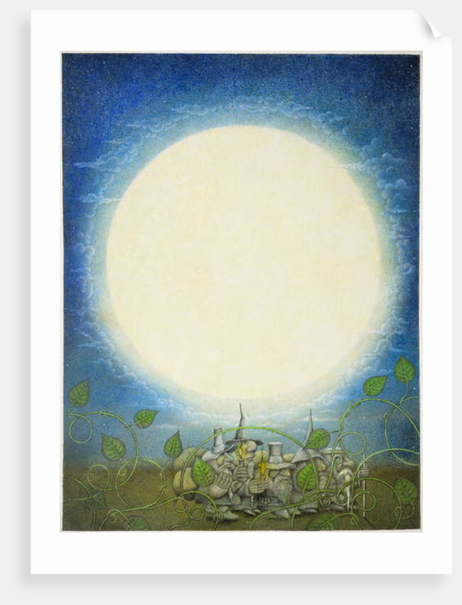 Rustlebeard, Hackablock, Murmurmouth, Hammersharp and Cracklesnap, 1982 by Wayne Anderson