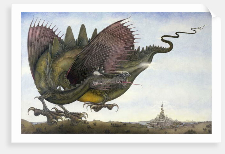 Dragon in Flight, 1979 by Wayne Anderson