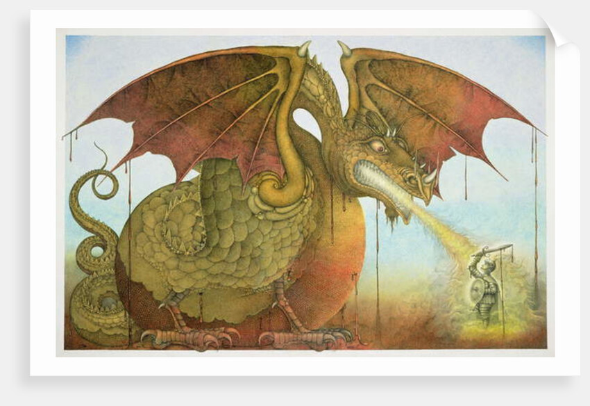 St George and the Dragon, 1979 by Wayne Anderson