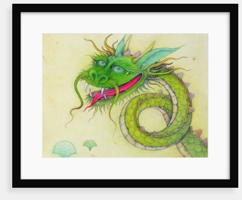 The Blue Eared Dragon, 2000 by Wayne Anderson