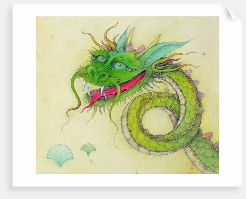 The Blue Eared Dragon, 2000 by Wayne Anderson