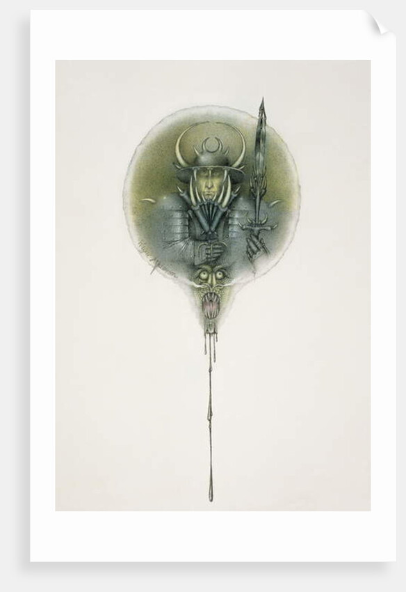 The Hero with the Sword, 1979 by Wayne Anderson