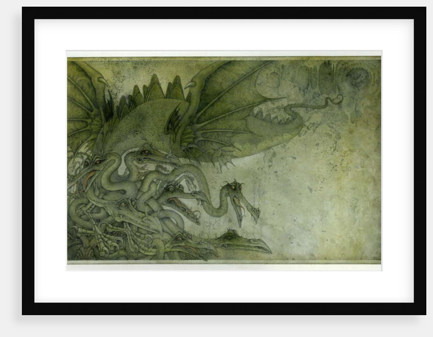 Hundred Headed Typhon, 1985, Mixed Media by Wayne Anderson