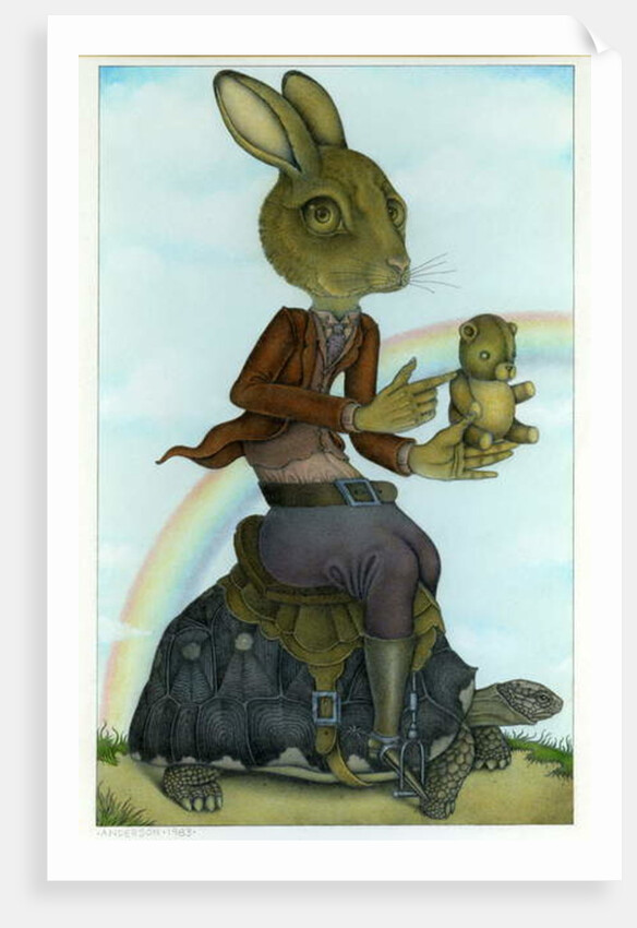 The Hare and the Tortoise, 1983 by Wayne Anderson
