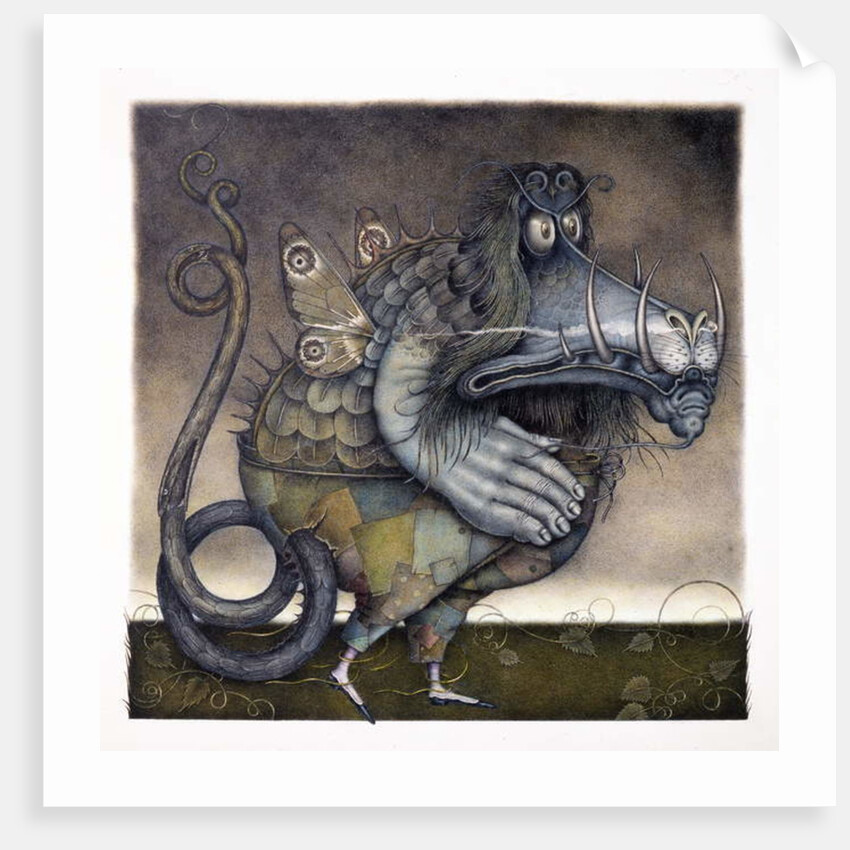 Megalump Stomped Off, 1979 by Wayne Anderson