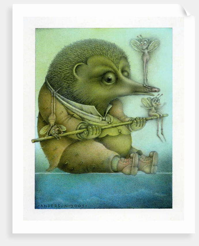 Balancing Hedgehog and Friends, 2003 by Wayne Anderson
