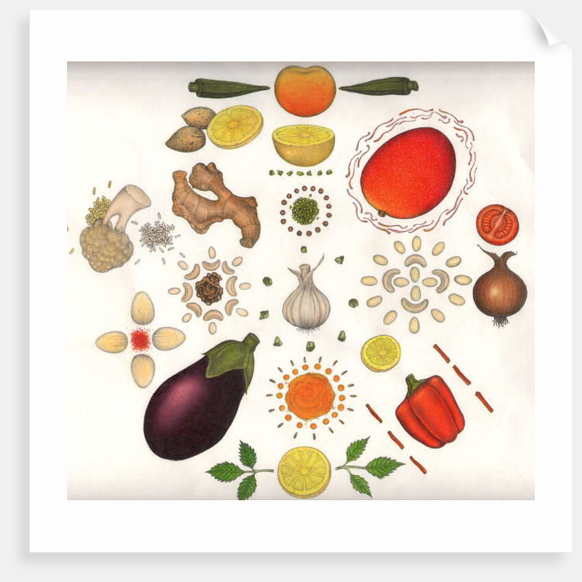 Fruit and Vegetables, 1988 by Wayne Anderson
