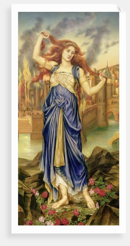 Cassandra, 1898 by Evelyn De Morgan
