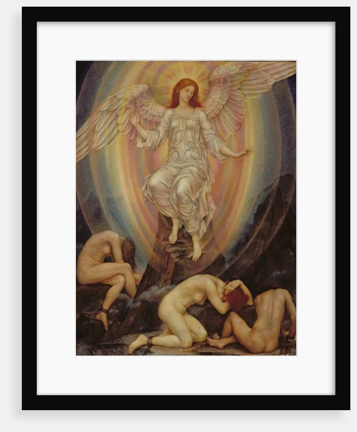 The Light Shineth in Darkness and the Darkness Comprehendeth It Not, 1906 by Evelyn De Morgan