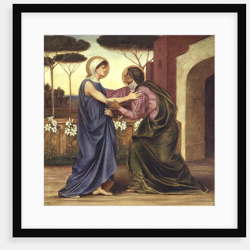 Salutation or The Visitation, 1883 by Evelyn De Morgan