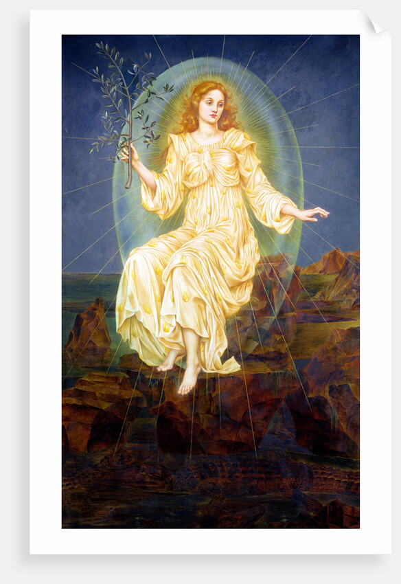 Lux in Tenebris, 1895 by Evelyn De Morgan