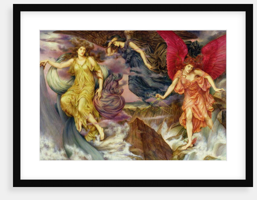 The Storm Spirits, 1900 by Evelyn De Morgan