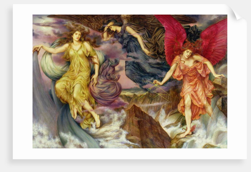 The Storm Spirits, 1900 by Evelyn De Morgan