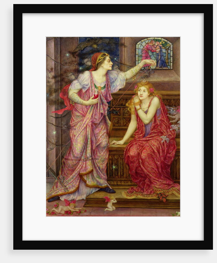 Queen Eleanor and Fair Rosamund, c.1901-1902 by Evelyn De Morgan