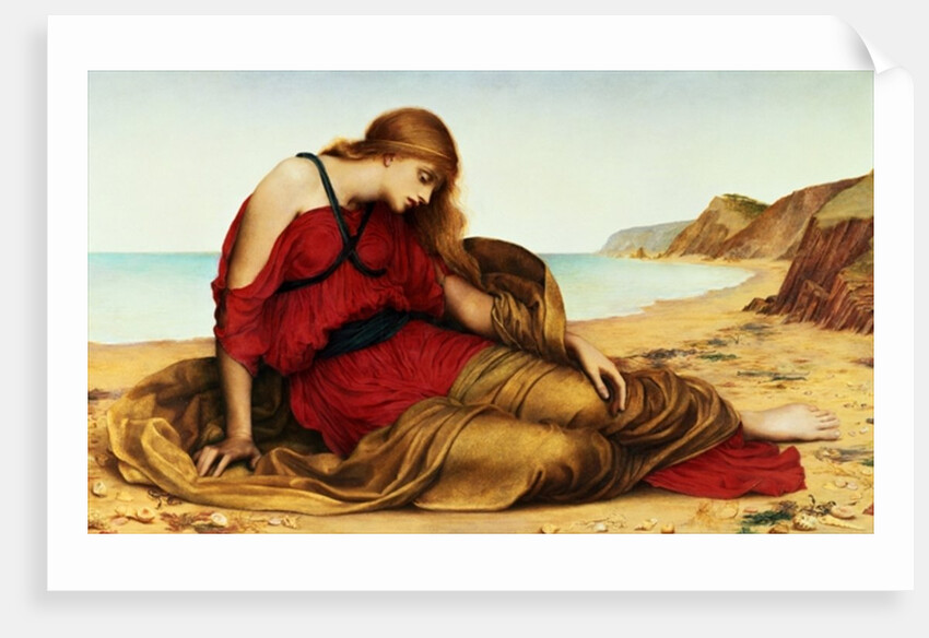 Ariadne in Naxos, 1877 by Evelyn De Morgan