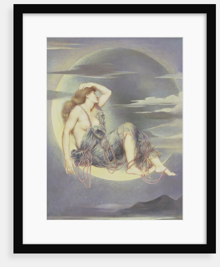 Luna, 1885 by Evelyn De Morgan