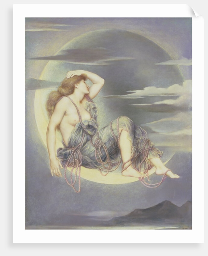 Luna, 1885 by Evelyn De Morgan