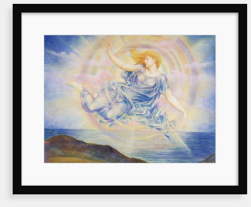 Evening Star over the Sea by Evelyn De Morgan