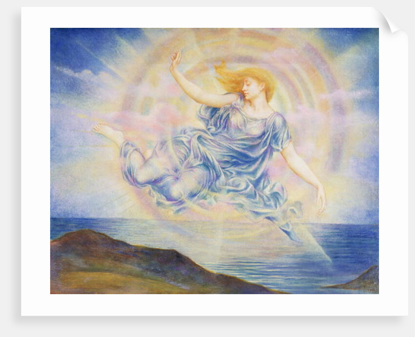 Evening Star over the Sea by Evelyn De Morgan