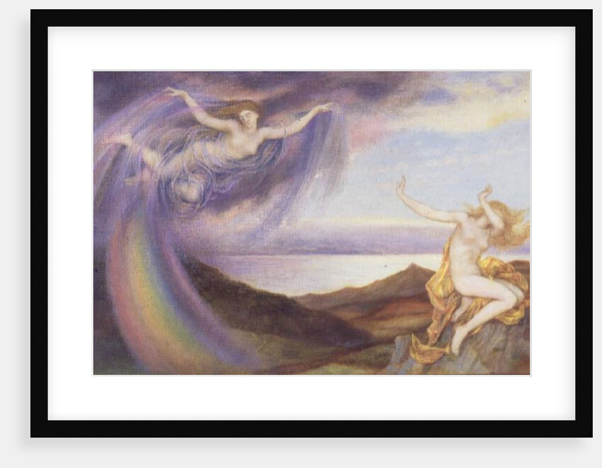 Sunbeam and Summer Shower by Evelyn De Morgan