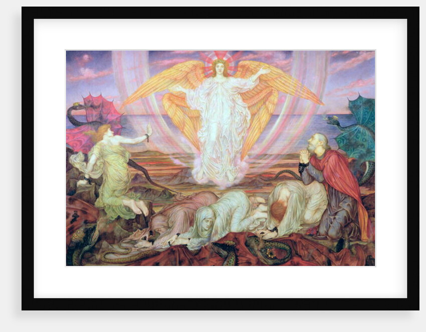 Death of the Dragon, 1914 by Evelyn De Morgan