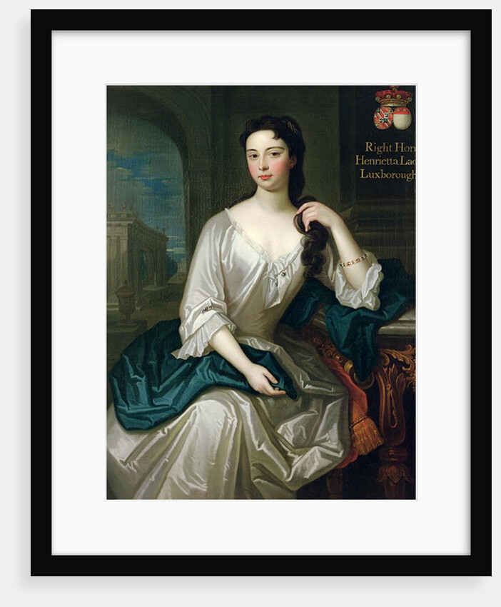 Portrait of Henrietta, daughter of Henry, 1st Viscount St. John, married in 1727 Robert Knight, created Baron Luxborough of Shannon in 1745 by Charles d' Agar
