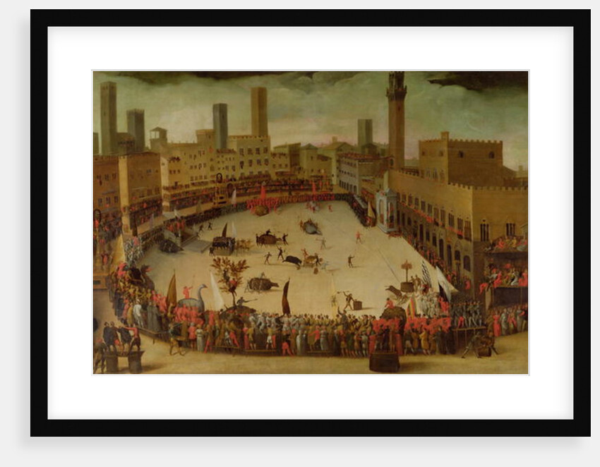 A Festa in the Campo del Campo, Siena, 1597 by Vincenzo Rustici