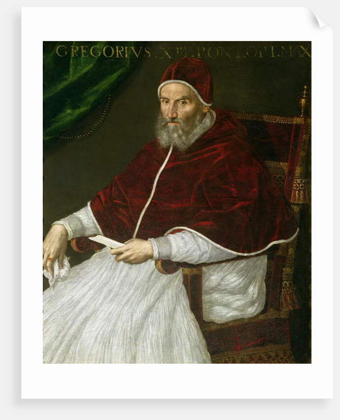 Portrait of Pope Gregory XIII by Lavinia Fontana