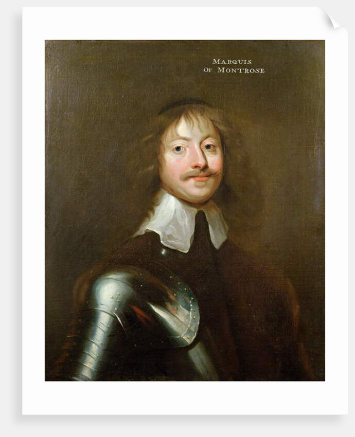 Portrait of James Graham 1st Marquis of Montrose, c.1640 by English School
