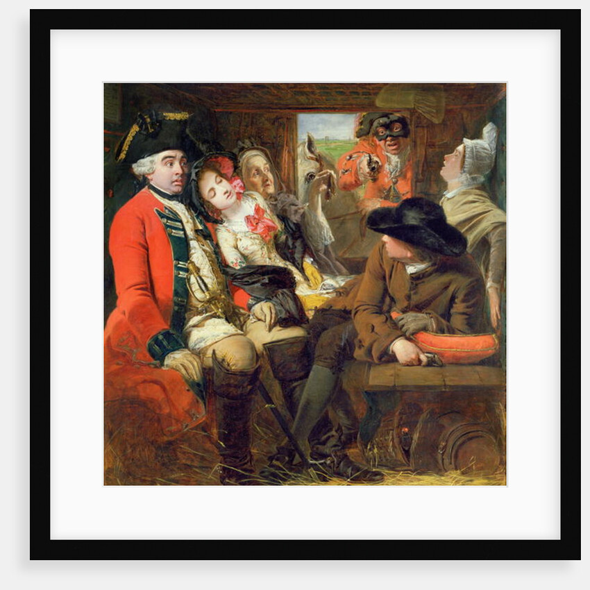 A Stagecoach Adventure, Bagshot Heath, 1848 by William Powell Frith