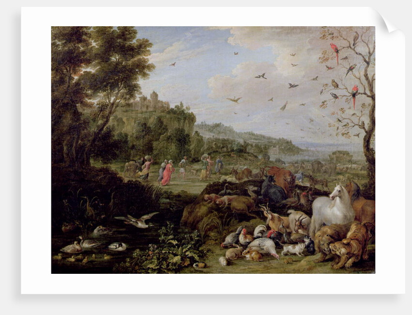 Noah entering the Ark by Lambert de Hondt