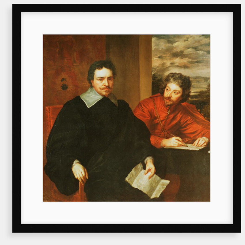 Thomas Wentworth, Earl of Strafford and his Secretary, Sir Philip Mainwaring 1640 by Anthony van (after) Dyck